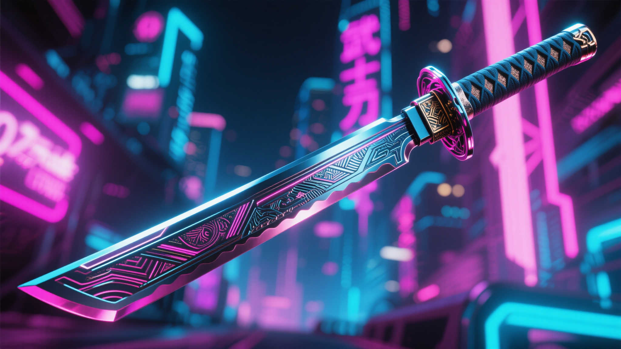 CDPR发售《2077》主题武士刀！120美元即可拥抱火热锋芒